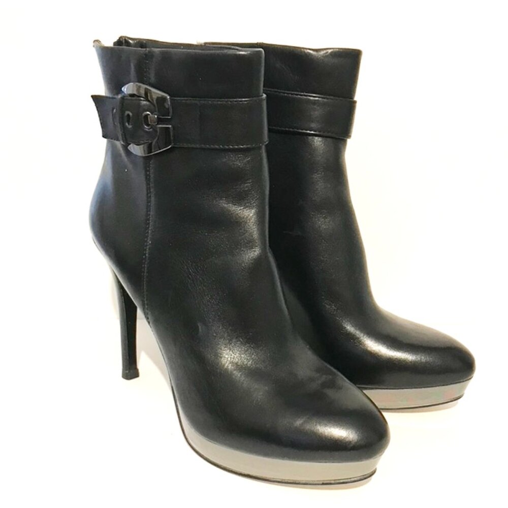 M.P.S. Leather Stiletto Boots